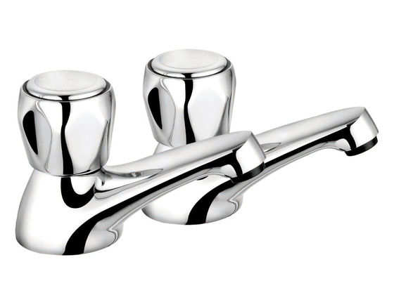 Coral Bathroom Mixer Faucet Chrome Color With Single Handle
