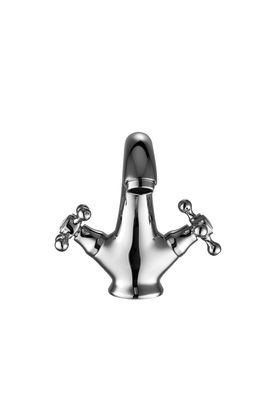 Double Handle Modern Basin Mixer 0.5 Bar Minimum Pressure