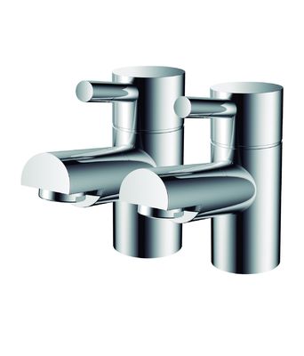 3/4 Pair Bathroom Mixer Faucet Long Lasting Performance Contemporary