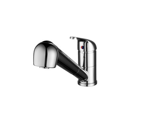 Chrome Monobloc Kitchen Mixer Tap monobloc sink tap With Pull put Handshower