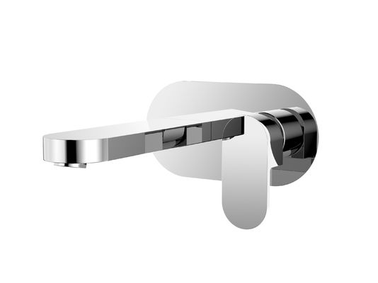 Chrome Concealed Basin Mixer One Handle for Contemporary Bathrooms T8558