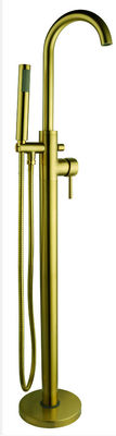 Brass Material Floor Standing Bath / Shower Mixer For Bathroom T8000M