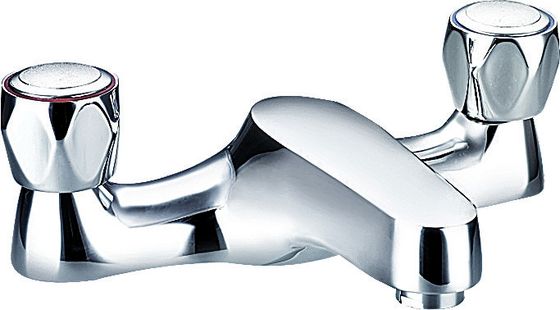 Sleek Modern Style Dual Handle Faucet With Ceramic Cartridge T8066