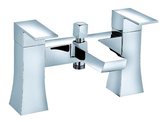 Modern Design Bath Shower Mixer Faucet in Chrome Finish T8841