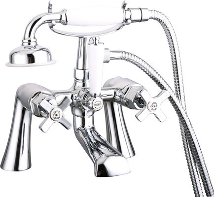 Smooth and Consistent Water Flow Double Handle Bath Shower Mixer Faucet T9046