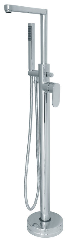 Modern Free Standing Bath Shower Mixer Tap durable chrome finish T8620