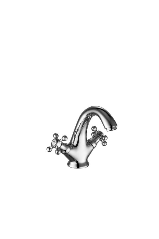 Double Handle Modern Basin Mixer 0.5 Bar Minimum Pressure