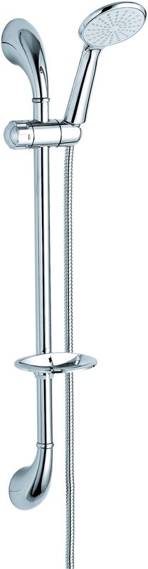 795 Mm Sliding Rail Shower Set Polishing Surface  Easy Installation SH909