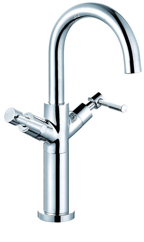 Brass Material Modern Basin Mixer Faucet For Bathroom T80551L