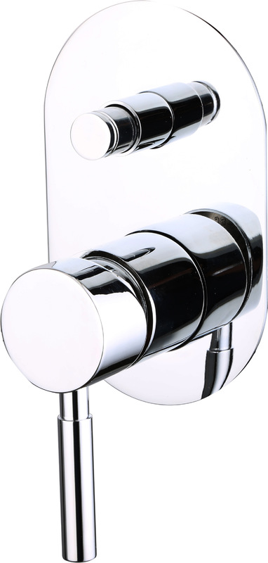 Hidden Installation Concealed Shower Mixer With Polished Finish T8963