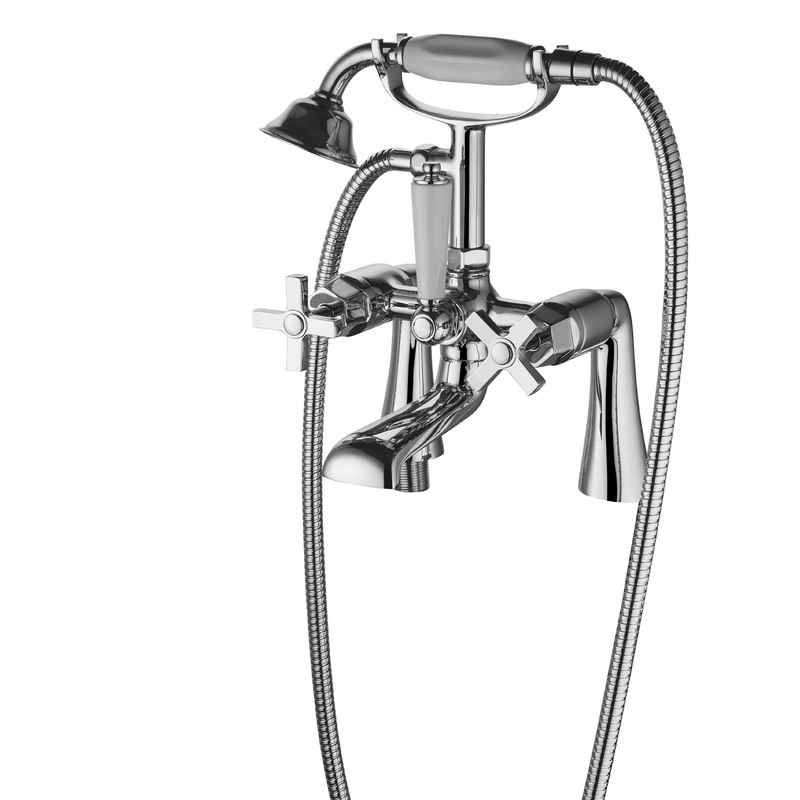 Smooth and Consistent Water Flow Double Handle Bath Shower Mixer Faucet T9046