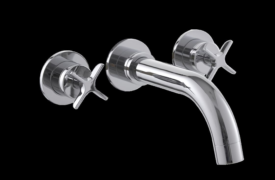 Wall Mounted Shower Mixer Faucet Body Design Ideal for Modern Bathroom T9097B